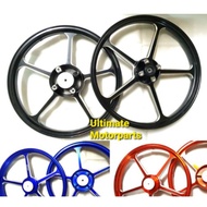 Y15ZR/Y125Z/LC135 5S/LC4S Kayama Rims FG505 Black/Orange/Blue Kayama505 125z Sport Rims Tubuless Aji