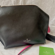 tas kate spade original black pink kulit