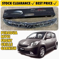 Perodua Myvi Years 2005-2007 Front Grille Grill Carbon Garnish Accessories Bumper