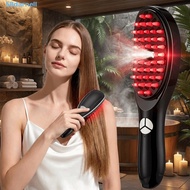 DARNELL Electric Hair Comb, Red Light Blue Light Anion Spray Scalp Massager, Anti Hair Loss Atomizin