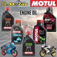 MOTUL 4T 3100 5100 7100 300V SYNTHETIC FULLY SEMI Engine Oil Filter Minyak Hitam Cylinder Enjin Ori 