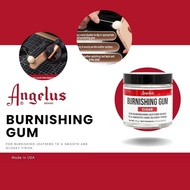 Angelus Burnishing Gum Leather Edge Finish Clear | Turns Edges to Smooth & Glossy 4oz (118mL)