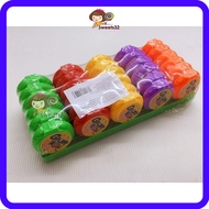 Jomei QeQe Giler Roll Bubble Gum 30pcs Mixed Fruit Flavour