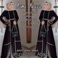 HITAM Se Shope Abaya Saudi Arabia Dayza Black Exclusive Adult Motif Brocade Belt Frndly