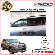 Lexus GX 460 (FJ150) 2009 Above Venttec Premium Acrylic 3mm Door Visor 4"
