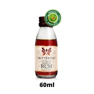 Koepoe Koepoe Rhum Jamaica 60ml / Essence Rum Butterfly /  aroma makanan dan minuman