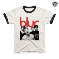 Blurkaos band - Pers 4 Unisex Ringer Tee Band Britpop Rock Combad 24s T-Shirt