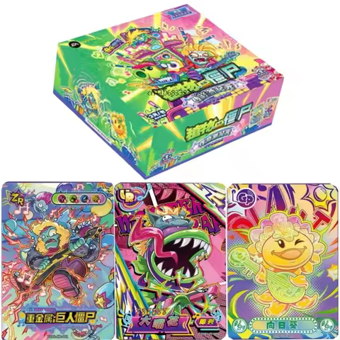 KAYOU Genuine Plants Vs. Zombies Card Wonderful Natural Journey Gold-plated Record Legendary Sound A