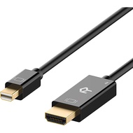 Rankie Mini DisplayPort (Mini DP) to HDMI Cable, 4K Ready, 6ft/2M