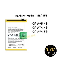 Battery BLP851 BLP885 for Oppo A95 4G A74 4G A54 5G A96 4G A76 4G Premium Quality Battery