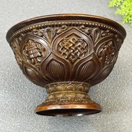 Antique Bronzeware Collection Eight Supply Antique Eight Treasures Embossed Auspicious Water Supply 