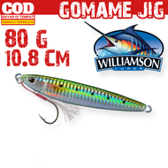 Metal Jig 80g Williamson Gomame Jig Umpan Jigging