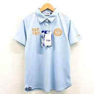 日本帶回全新FILA GOLF女高爾夫球短衫/水藍色/L號 750-622L