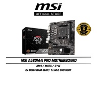 MSI A520M-A Pro Motherboard AM4/M-ATX