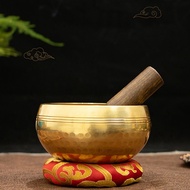 Yoga Meditation Handmade Nepal Buddha Sound Bowl Singing Brass Chime Chanting Handicraft Music Thera