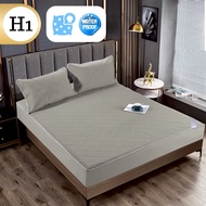 ZENTIA ผ้าปูที่นอนไหมเย็นรุ่นกันน้ำ กันฉี่ รุ่นพรีเมี่ยม [H]