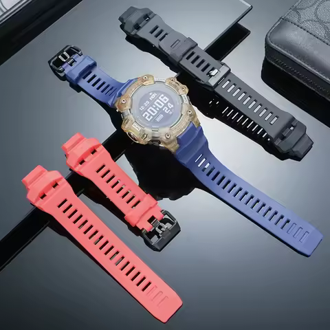 Rubber bracelet For Casio GBD-H1000 Silicone Strap 3475 Cat Man Series Black G-SHOCK Resin Replaceme