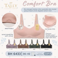TALLY BRA BH 6433 l CUP B | FULL CUP l THIN FOAM l WIRELESS l MATERIAL SPANDEXNilon l 3 HOOKS l SIZE