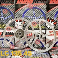 DYNOPRO FORGED RIM 511 (1.6/1.6-17) CHROME - YAMAHA - Y15ZR/ Y16ZR/ LC 135 4S/ Y125Z/Y125ZR/ LC 135 