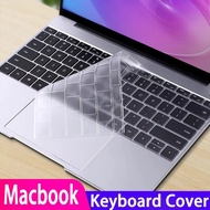 Clear Keyboard Cover For MacBook Air13.6 M4 A3240 2025 M3 M2 Pro 13" Air13 A2179 A2337 A1369 A1466 A