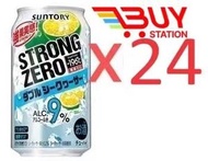 三得利-STRONG 0糖類雙重青檸味超 Hi 啤酒 / 果酒 (酒精度 9%) 雞尾酒350ml X 24 [平行進口] 210912