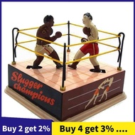 Clockwork Boxing Toy Nostalgic Themed Boxing Ring Toy Decoration Retro Collectible