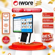 MESIN Iware All In One Touchscreen Pos System Pc Cash Register Iware X280 Inlucle Printer 80MM