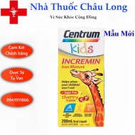 [Mẫu Mới] Centrum Kids Incremin Iron Mixture Úc giúp ăn ngon miệng hấp thu tốt hơn NTNA
