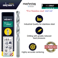 Alpen(5/64"-3/8")Stainless Steel HSS Cobalt Drill Bit A613