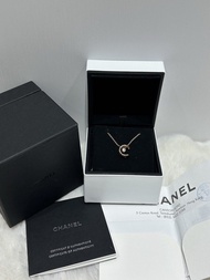 ⛓️Chanel 香奈兒Coco crush水冰月鑽石項鍊，18K米金 25年單 證書