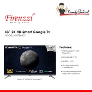 SKYWORTH 43" 2K Full HD Google TV 43STE6600