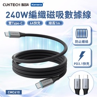 Taiwan Shipment CUKTECH CUKTECH CUKTECH C to C 240W Braided Charging Transmission Cable Data Cable 1