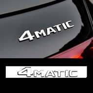 MKR 4MATIC Logo Mercedes Benz A B C E G S ML SL CL GLA CLA Class AMG 4MATIC 4 MATIC Trunk Chrome Bla