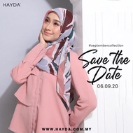 HAYDA SCARF BAWAL CHIFFON BAWAL PRINTED TUDUNG ANTI KEDUT IRONLESS