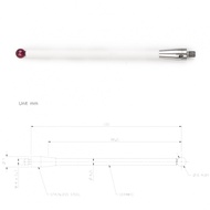 Stylus CNC Thread Portable Probe Stylus Rubine Ball Tip Ceramic Rods