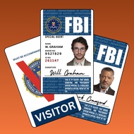 Hannibal | FBI Special Agent Will Graham Badge | Jack Crawford ID Badge