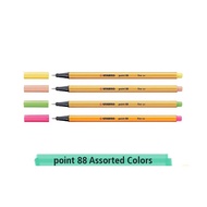 Fineliner - STABILO point 88 - 12 Assorted Colors