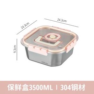 全城熱賣 - 保鮮盒密封餃子盒 304不銹鋼分裝冰箱收納冷凍盒提手飯盒（平行進口）