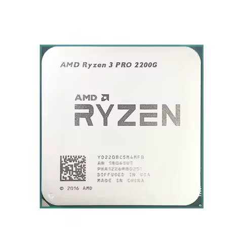 AMD R3 PRO 2200G Used Ryzen 3 PRO 2200G 3.5 GHz Zen 0.014 Quad-Core Quad-Thread CPU YD220BC5M4MFB So