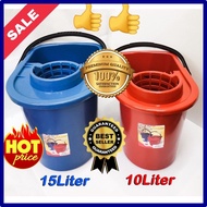 BetterWare Plastic Mop Bucket With Wheel 10Liter & 15Liter | Mop Pail With Wheels | Mopping Pail Wit