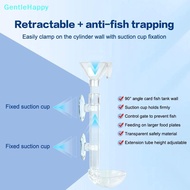 GentleHappy Aquarium Transparent Feeding Tube Set Aquarium Telescopic Fish Tank Feeder Shrimp Feedin