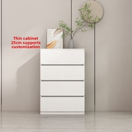 Customized Thin Cabinet 20/25/30Cm Solid Wood Storage Cabinet