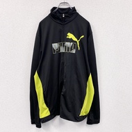 古著PUMA運動外套/球衣，黑色，2XL碼