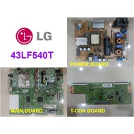 LG LED TV 43LF540T 43LF540T-TB Power Board E247691 Main Board EAX66203803 T-Con Board 6370C-0532A