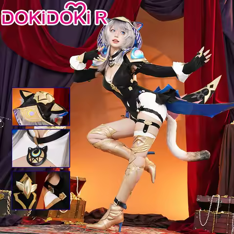 IN STOCK Cipher Cosplay Costume Game Honkai: Star Rail【S-2XL】DokiDoki-R HSR Women Cute Cat Halloween