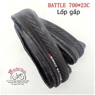Road - Touring - Fixed Gear Bicycle Tires/Tires, BATTLE 700x23c Folding Bicycle Tires, Foldable Silk
