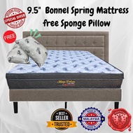 9.5” Dreamatt Bonnel Spring Mattress Free Pillow