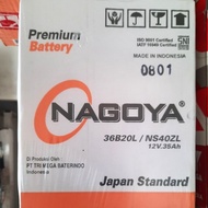 Aki Nagoya NS40ZL 12 V 35 Ah aki mobil Toyota Agya