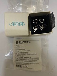 SEVENTEEN CARAT LAND 銀色耳環