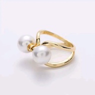 cod-Ring Tuspin hijab jilbab / Bros cincin kerudung permata mutiara cantik-AL